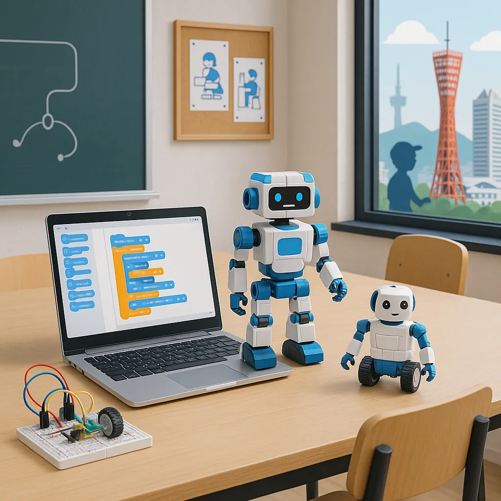 神戸市のプログラミング教室:15種類教材で幼児・小学生のものづくり体験